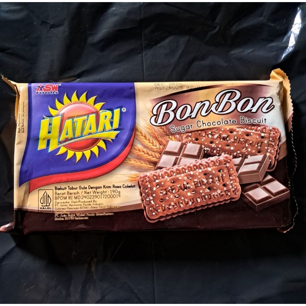

Hatari BonBon Sugar Chocolate Biscuit 190gr
