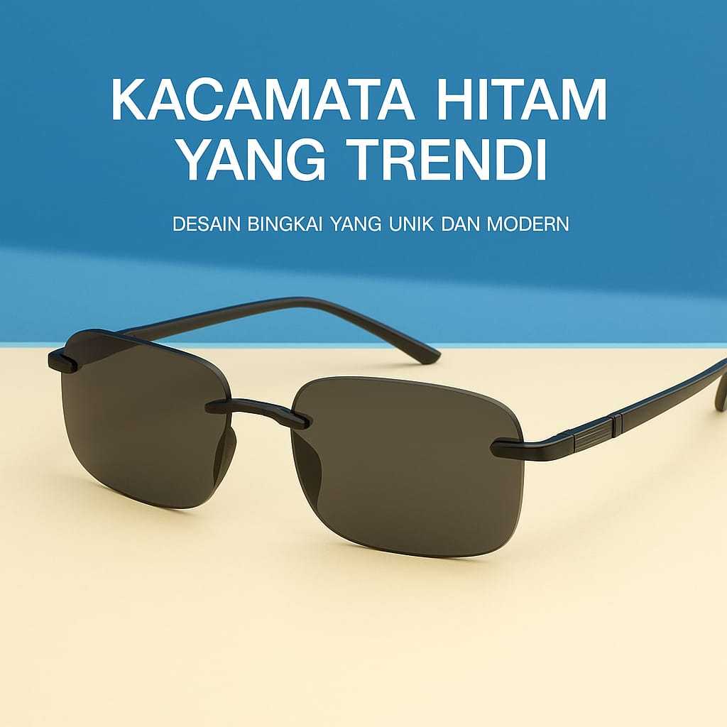 Kacamata Hitam Anti UV Mengemudi Memancing Pria Sunglasses UV  Cowok Desain Unik Modern Trend