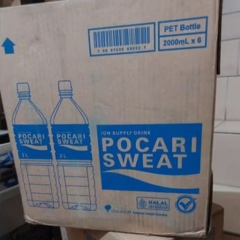 

1 DUS isi 6 Botol Pocari Sweat Botol 2 L 2000 ml 2 Liter