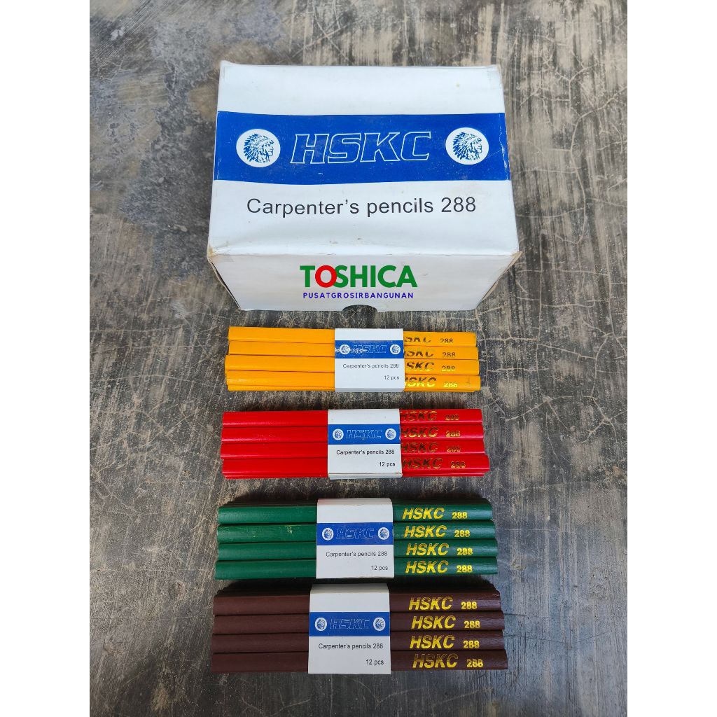 

GROSIR 12 pcs Pensil Tukang / Pensil Bangunan HSKC