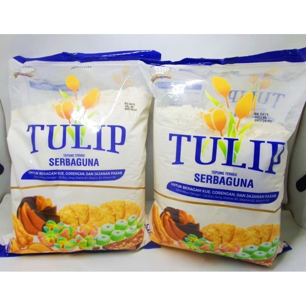 

2PCS TERIGU TULIP 1KG [PAKET BUNDLE HEMAT MURAH]