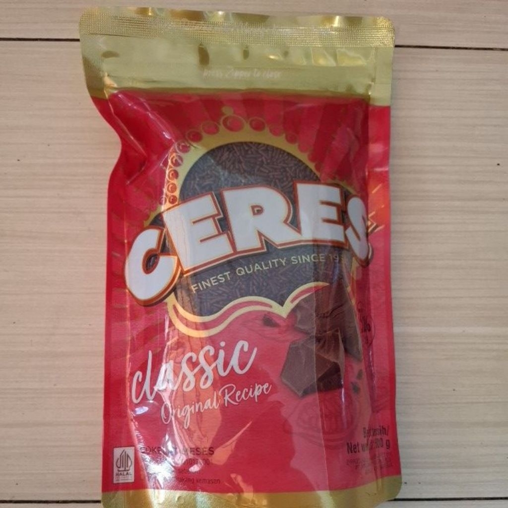 

meses coklat 500 gr. meses ceres l