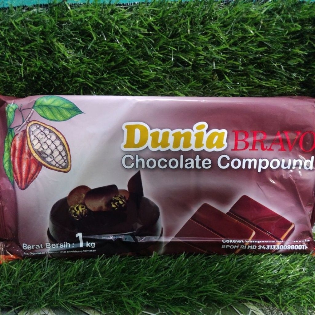 

Coklat Batang Dunia Bravo Chocolate Counpound 1 Kg