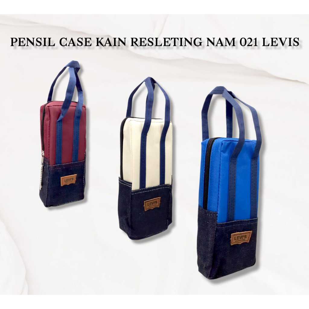 

Pensil case Motif Tas / pensil case kain levis NAM 021 MURAH