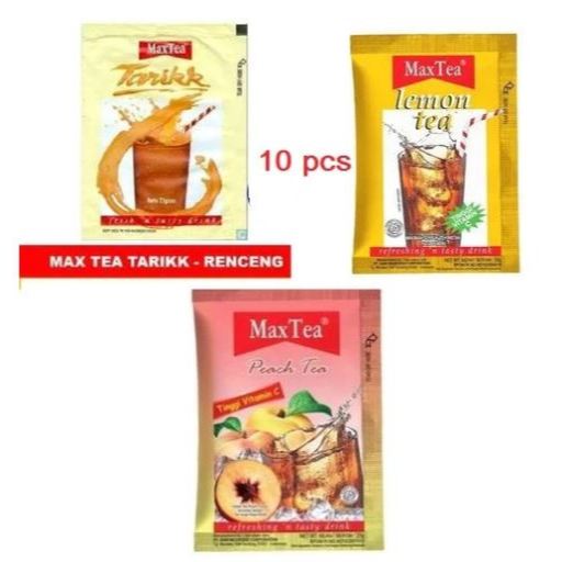 

JRstore - IND - MAXTEA TEH TARIK / MAXTEA LEMON TEA SACHET 10pcs