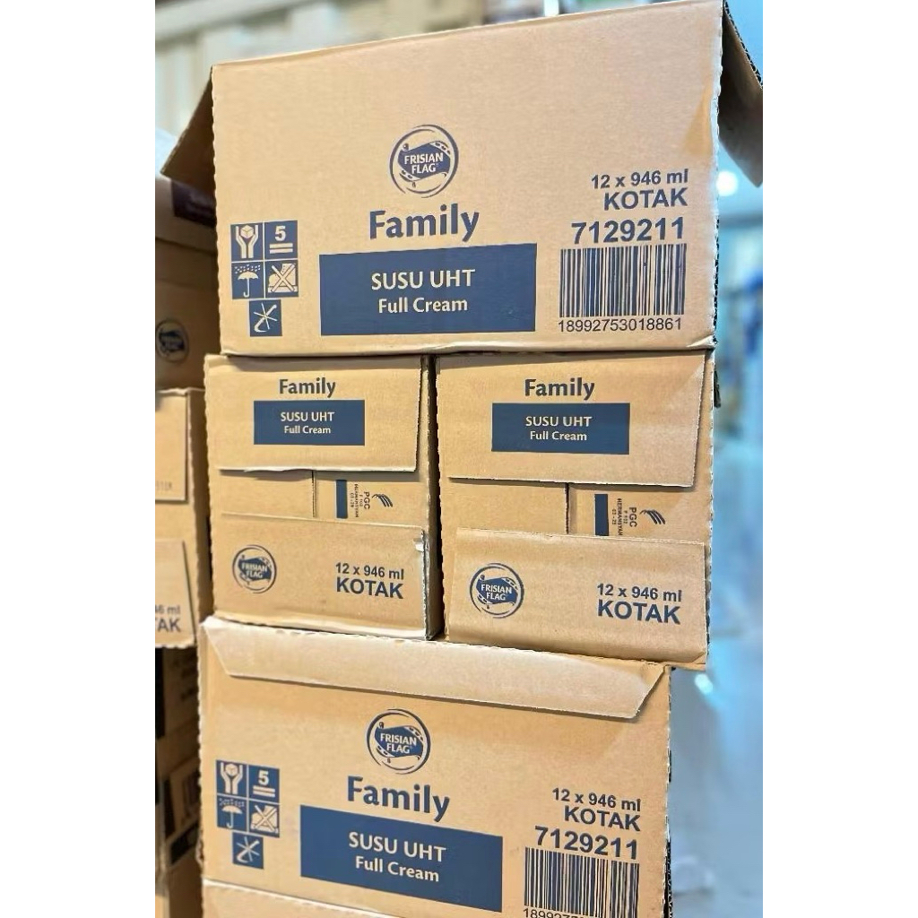 

Susu Frisian Flag Full Cream 946ml (1 Dus isi 12pcs)