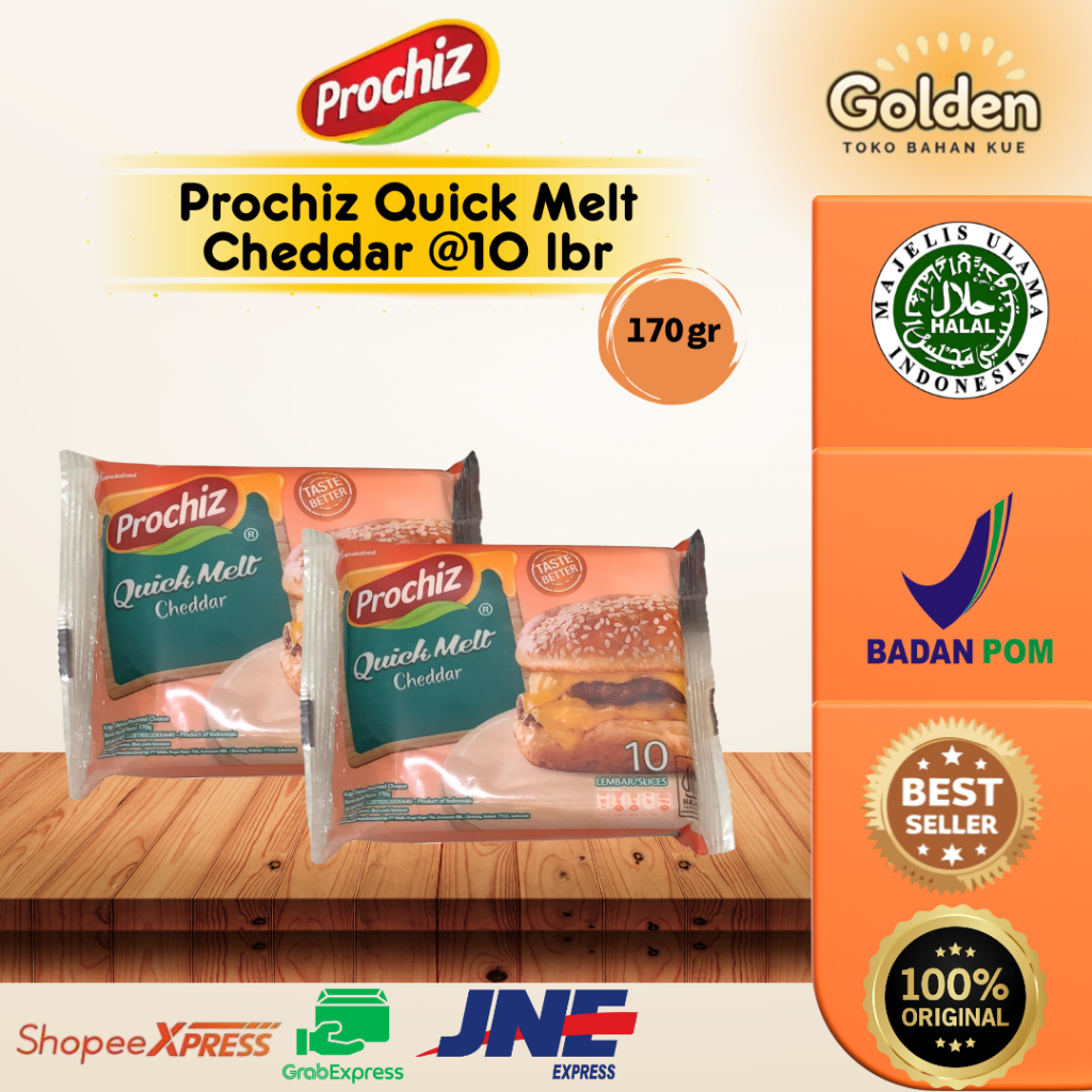

Prochiz Quick Melt Cheddar @10 lbr 170gr