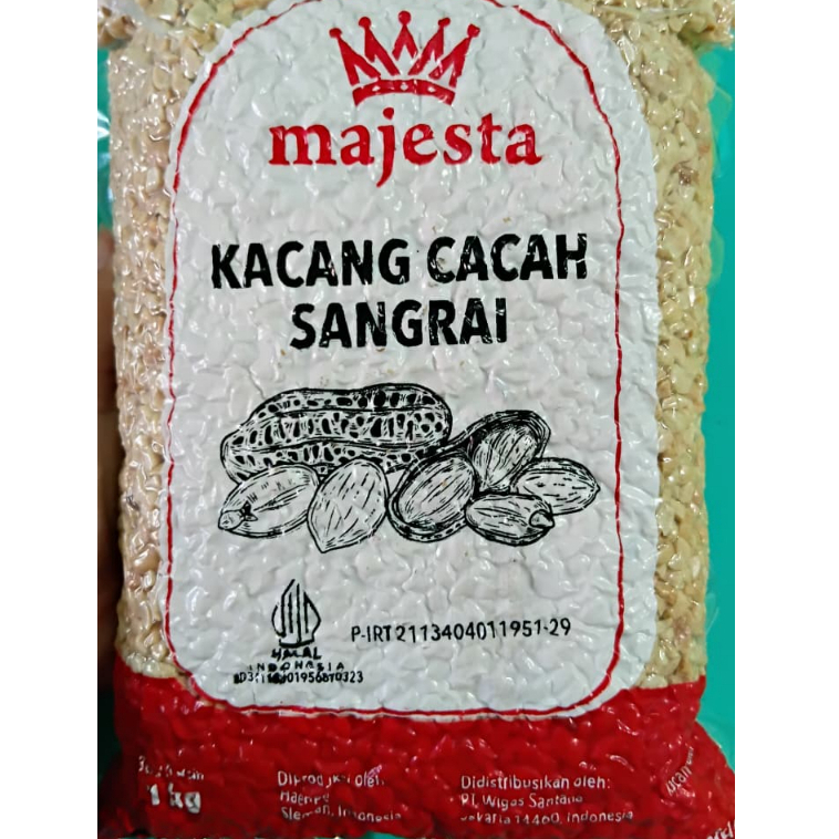 

Kacang Sangrai Cincang 1kg 'MAJESTA' Harga Murah