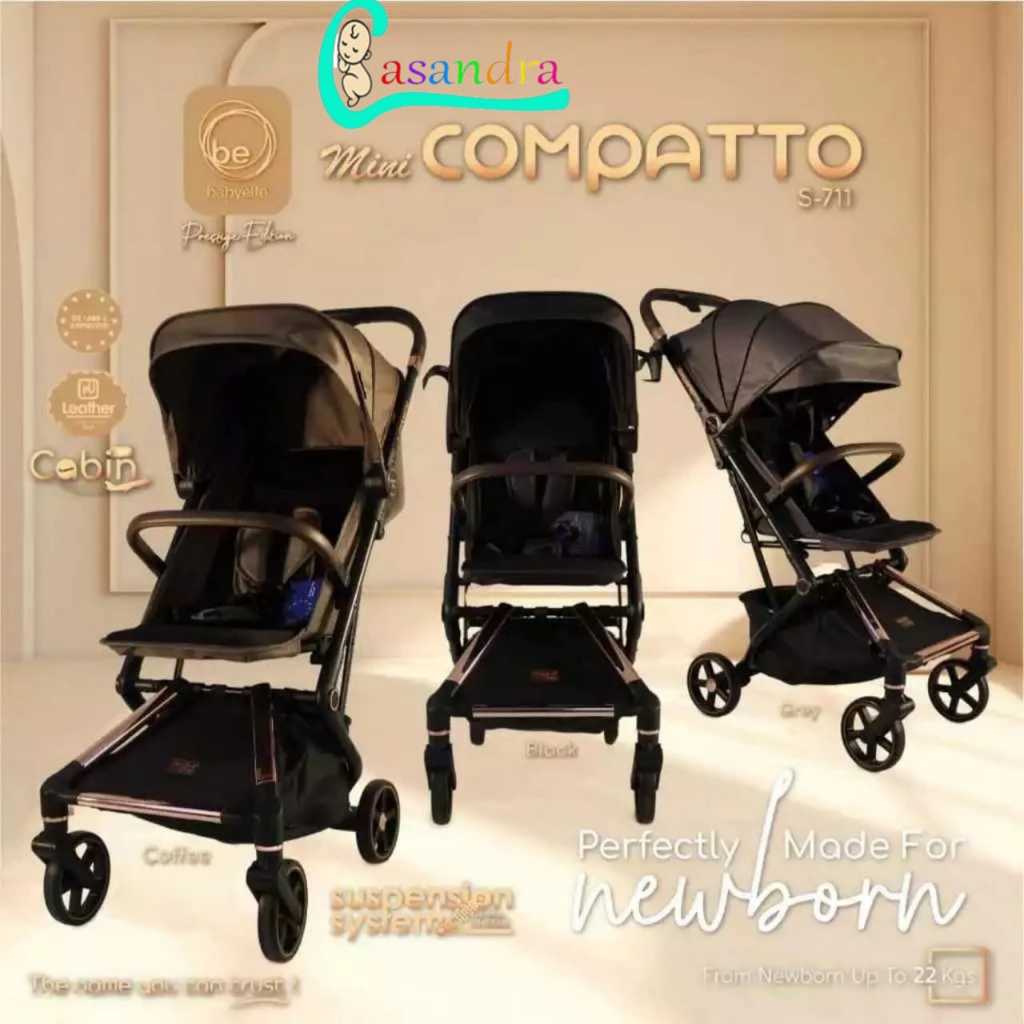 Stroller Bayi Babyelle MINI Compatto S-711 Cabin Size Up To 22 KG / Stroller Baby Elle
