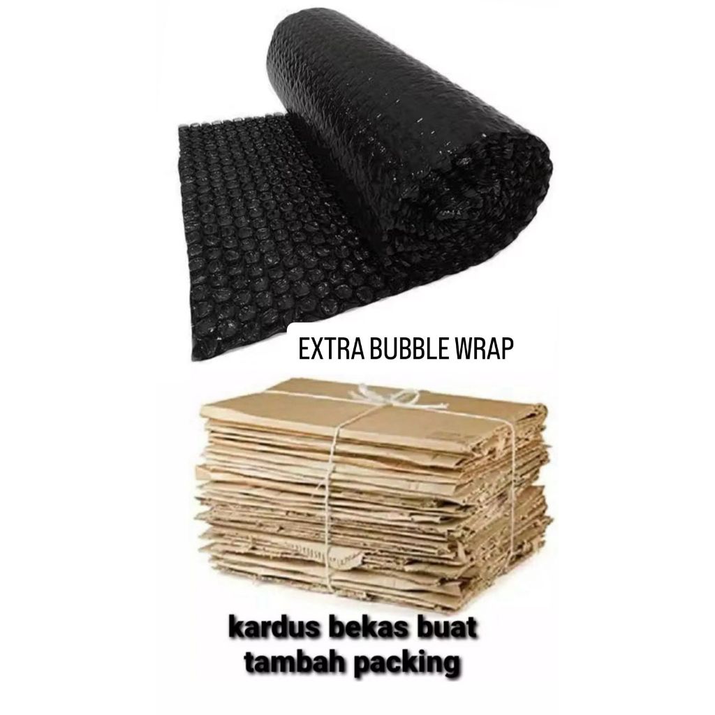 

EXTRA PACKING KARDUS BERKAS / BUBBLE WRAP TEBAL tambahan packing MEMINIMALISIR barang rusak / pecah