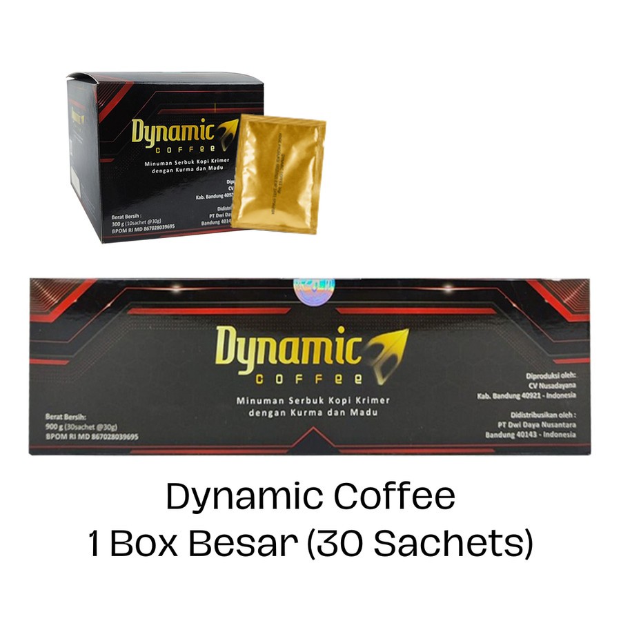 

Kopi Dynamic Isi 30 / Kopi Dynamic Original KEMASAN BARU