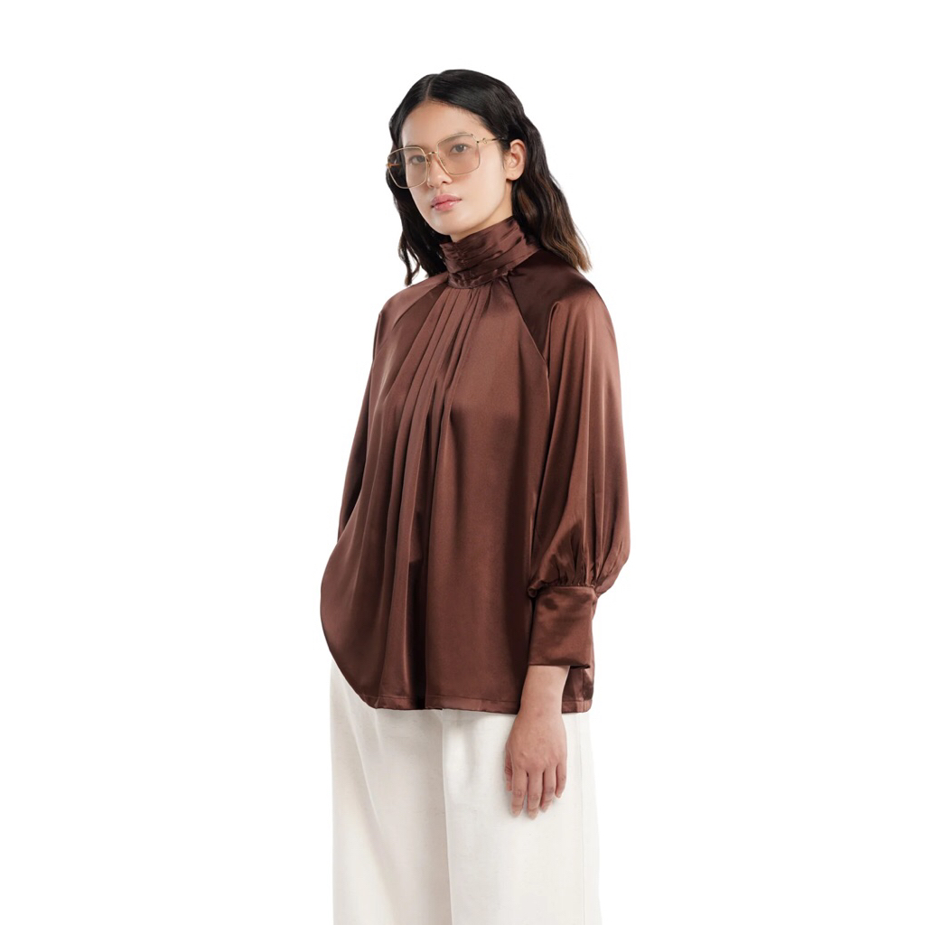 Benang Jarum Jasmine Pleats Blouse