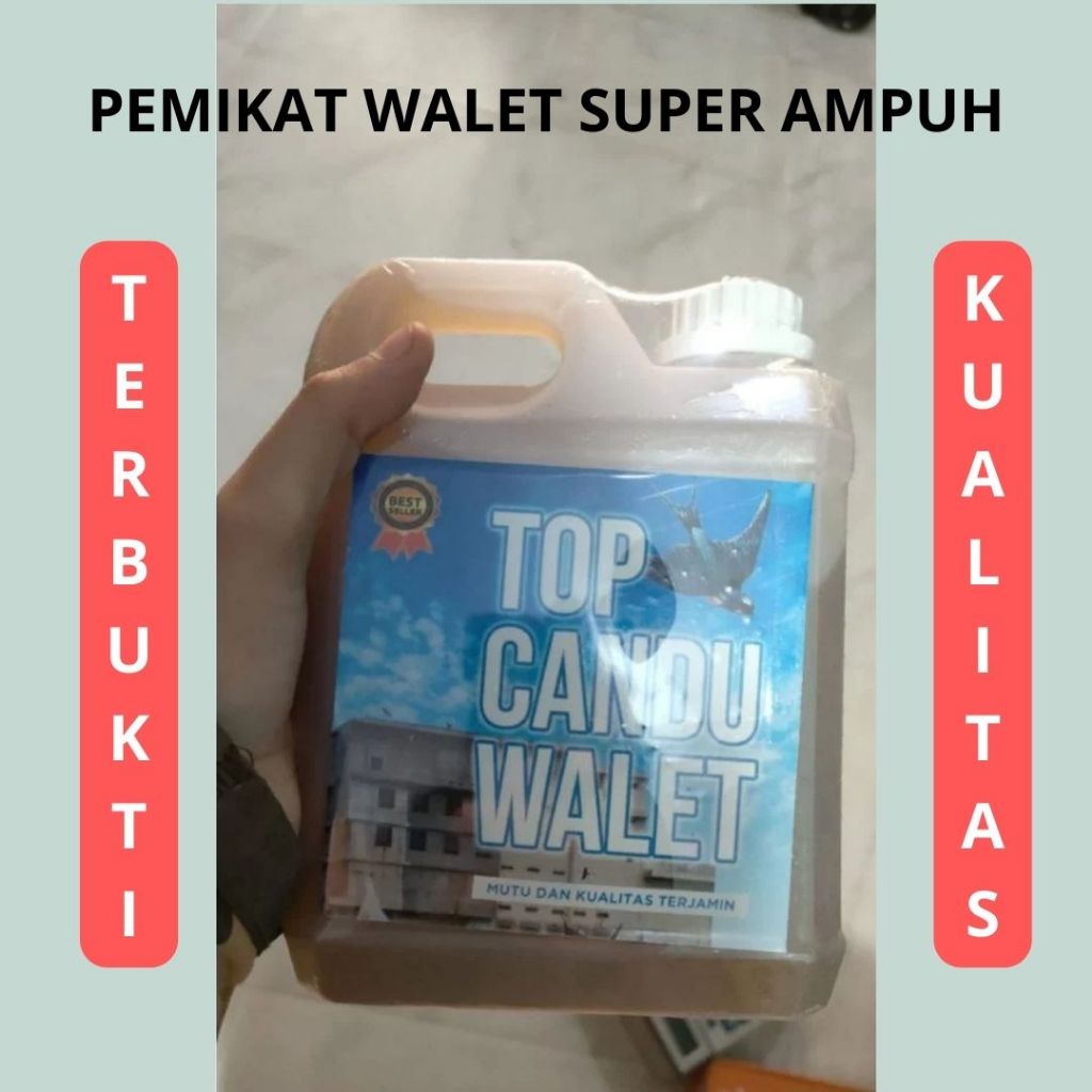 Top Candu Walet PArfum Walet 1 Liter / Parfum Perangsang Walet / Parfum Pemikat Walet / Parfum Top C