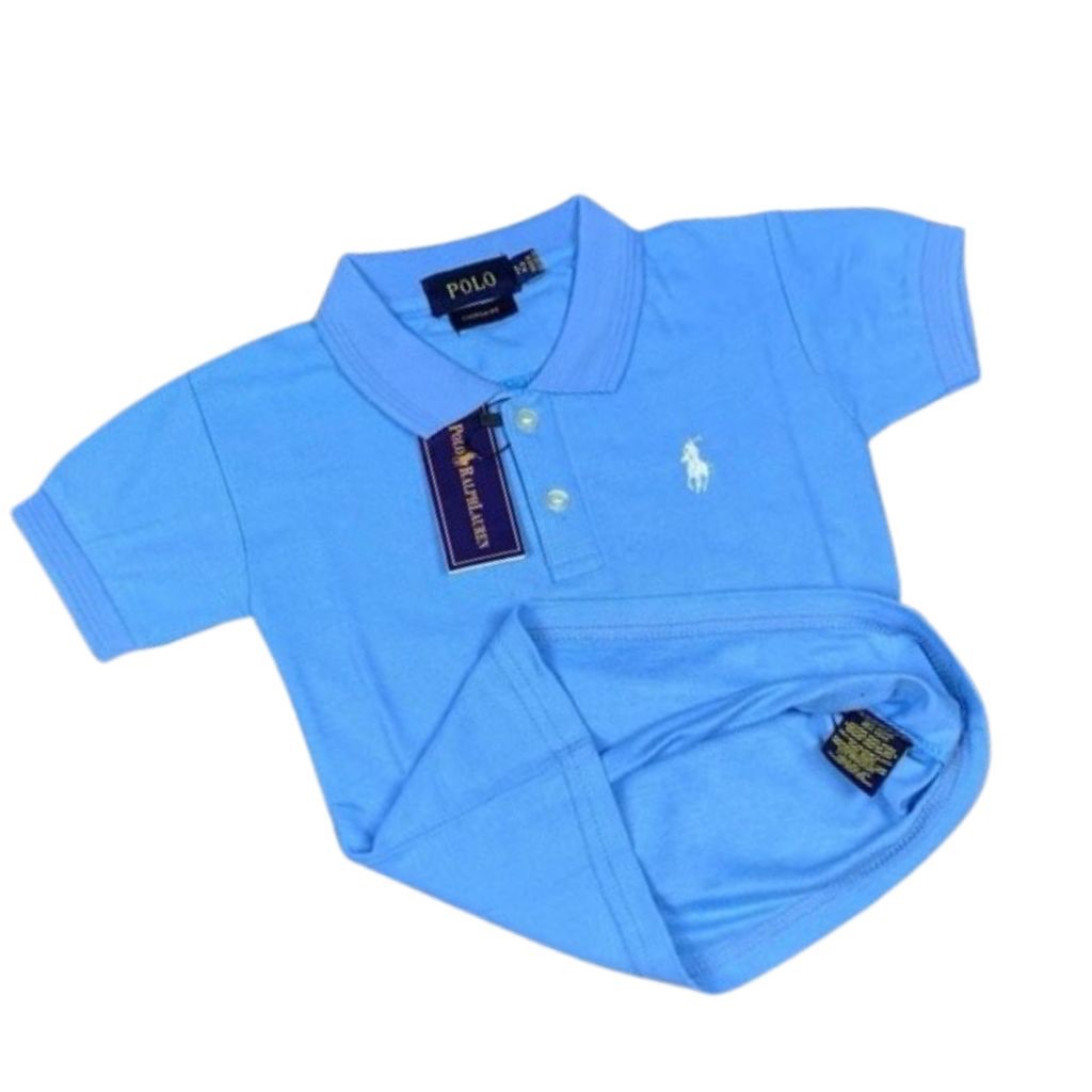 Polo Anak Kaos Kerah Anak Polos /  Laki-laki Perempuan 1-12 Tahun kaos anak