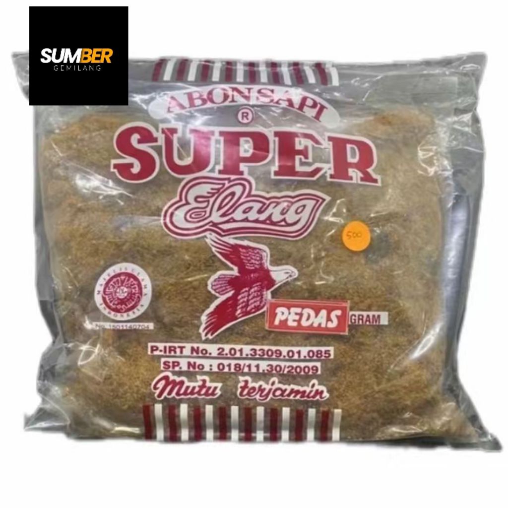 

abon sapi super cap elang 500 gram