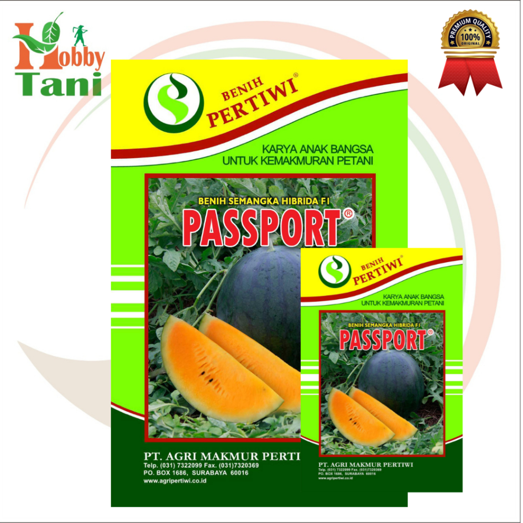 Benih Semangka Praya Passport 20gr Kuning Hibrida