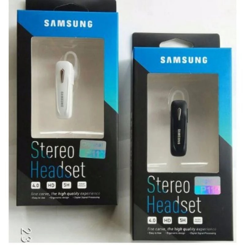 Earphone bluetooth Samsung P20 Headset wireless handsfree amurah HP