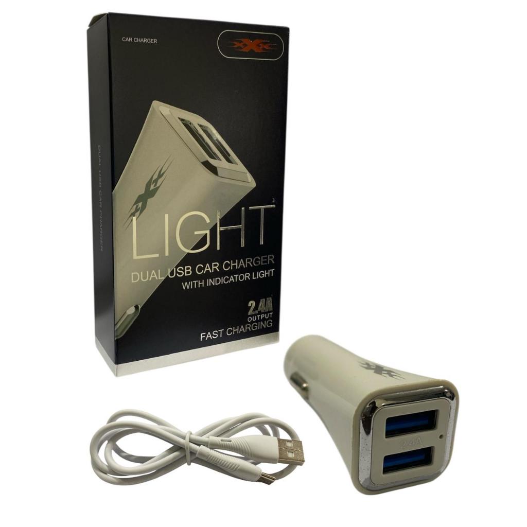 Car charger dual USB / Charger mobil dua usb fast charging