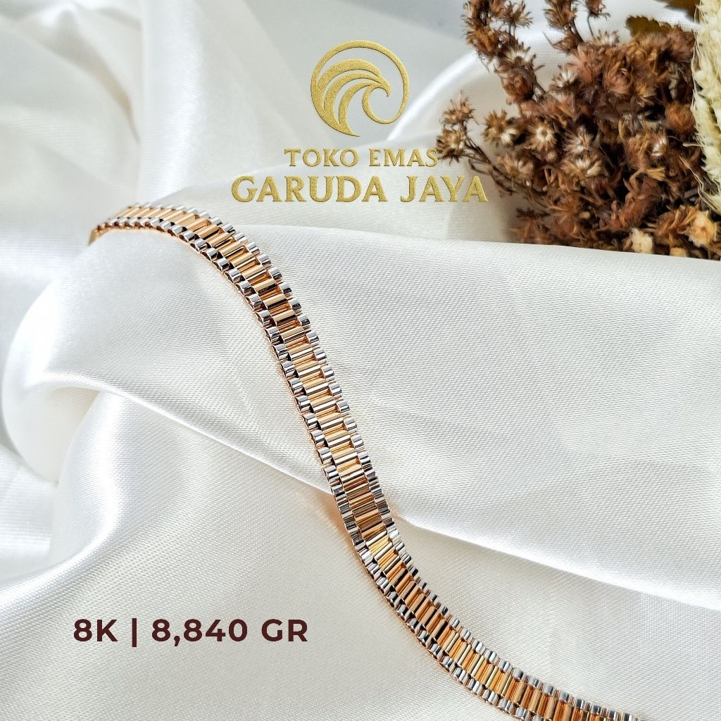 GELANG ROSETTE 8K | GELANG EMAS 8K | GELANG 8 GR