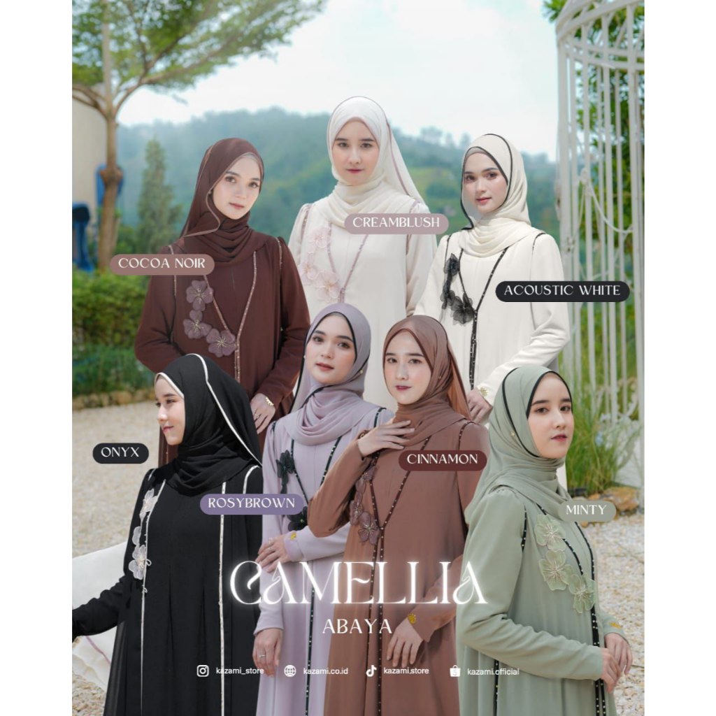 DRESS/GAMIS/ABAYA CAMELLIA KAZAMI TERBARU 2025