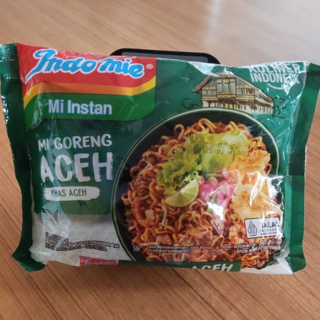 

Indomie goreng aceh 90gr