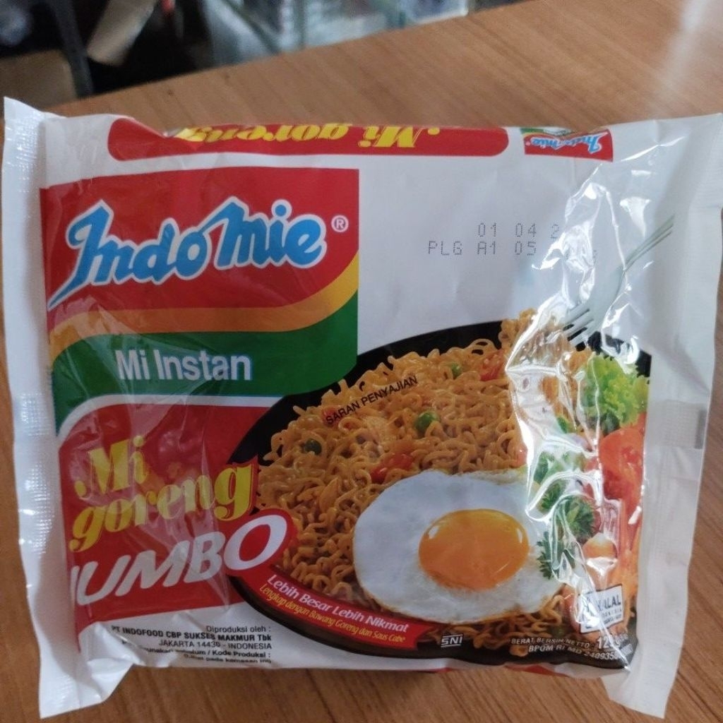 

Indomie goreng jumbo 129gr
