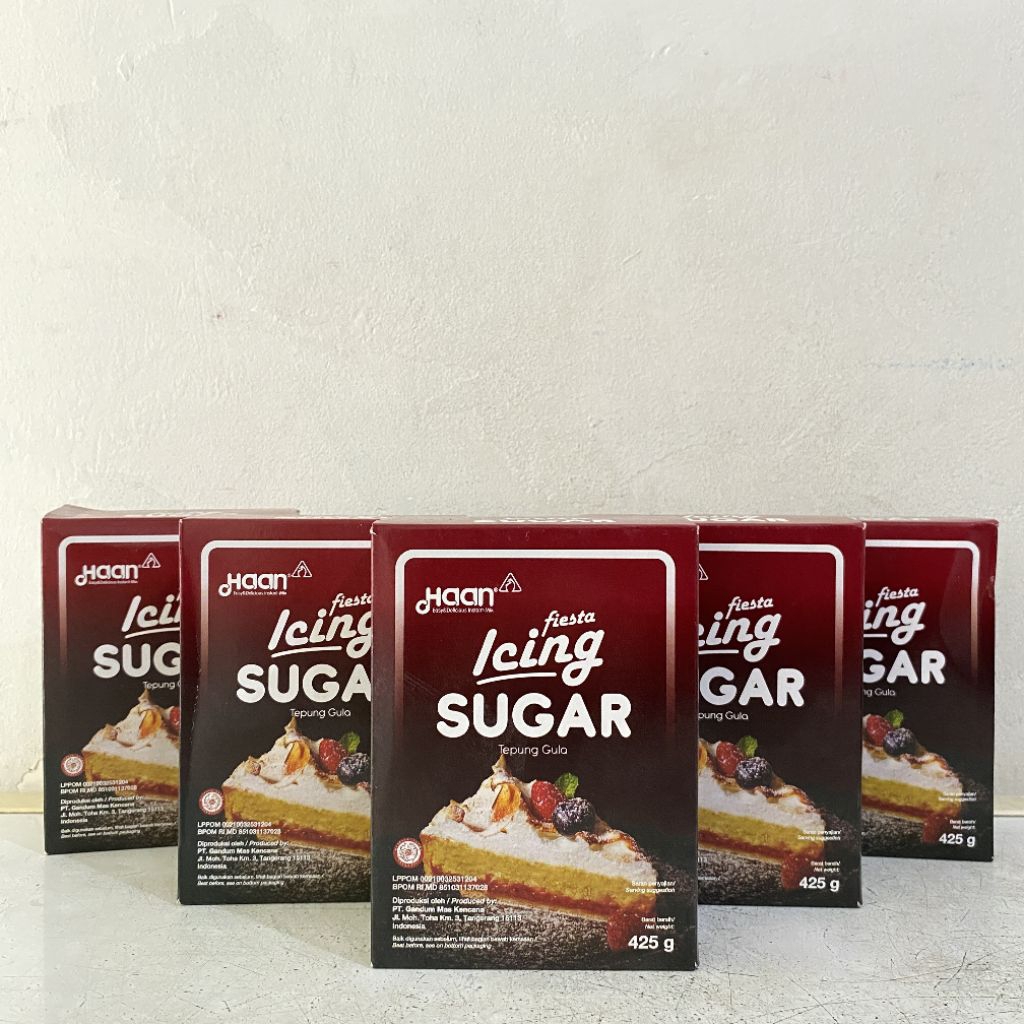 

Haan fiesta icing sugar 425 gram | haan gula halus | gula halus