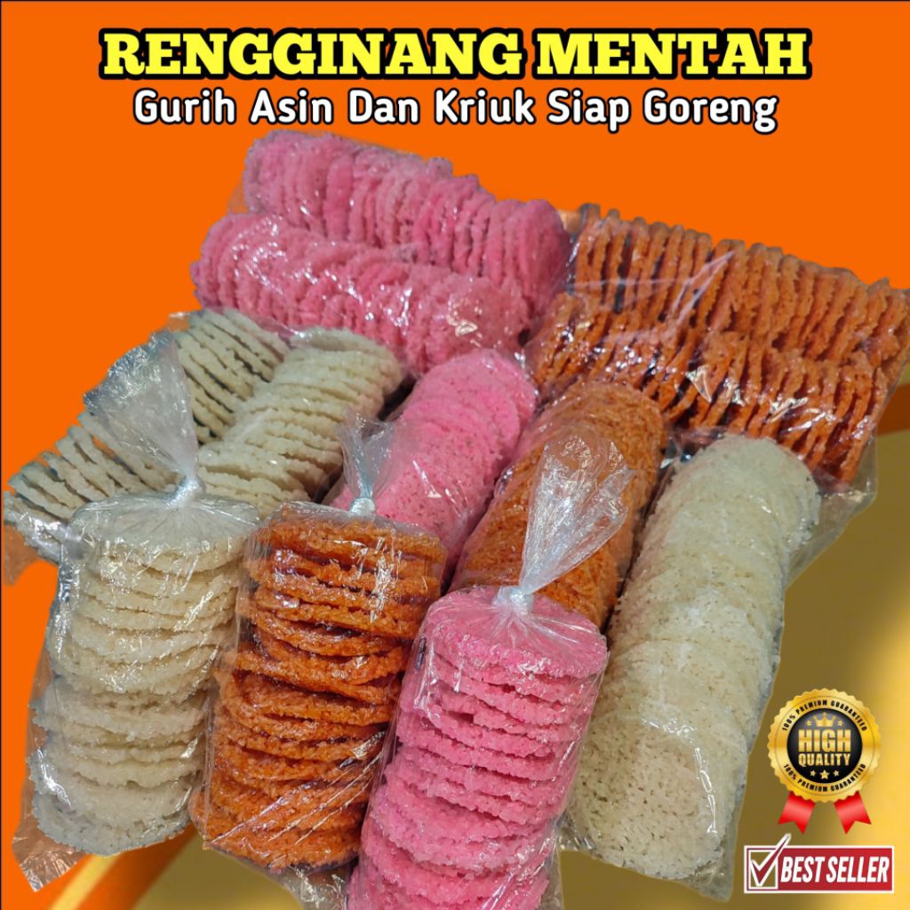 

Murah Isi 50 Pcs Rengginang Mentah Siap Olah Khas Ciamis Langsung Dari Produsen Lebih enak gurih dan Kriuk