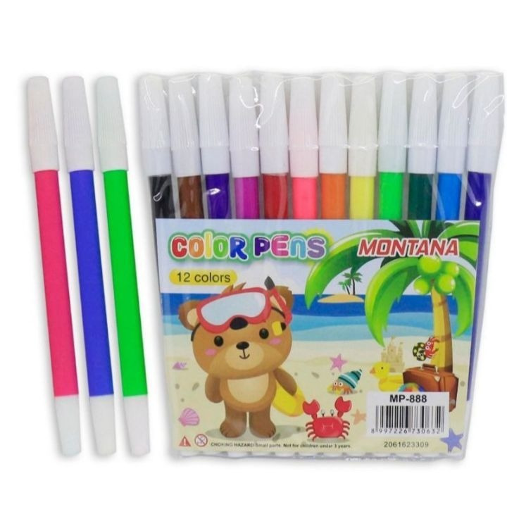 

MONTANA Color Pens Spidol 12 Warna Drawing Marker