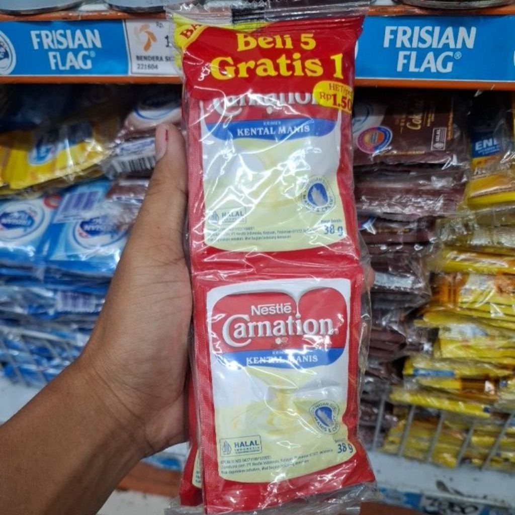 

carnation sachet beli 2 gratis 1 pack exp Nov des 25