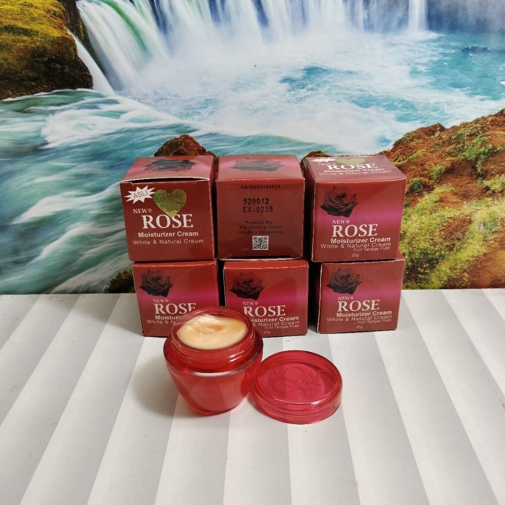 6 Pcs ROSE MOISTURIZER CREAM/CREAM ROSE BPOM