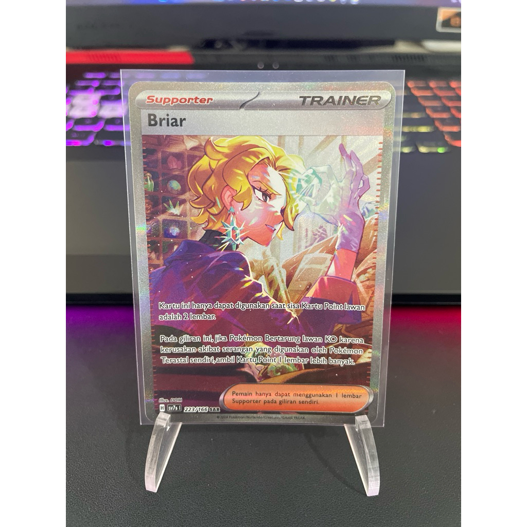 Pokemon TCG Indonesia sv7s Trainer Briar 223/187 SAR