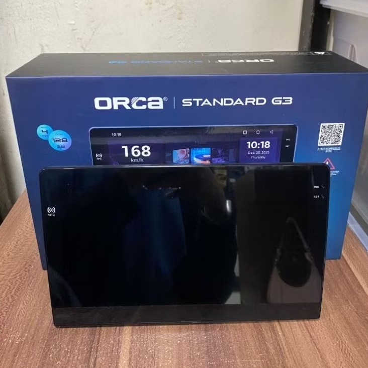 Head Unit Android 9 / 10 inch ORCA ADR-9988  STANDARD G3 RAM 4GB/128GB NFC QLED