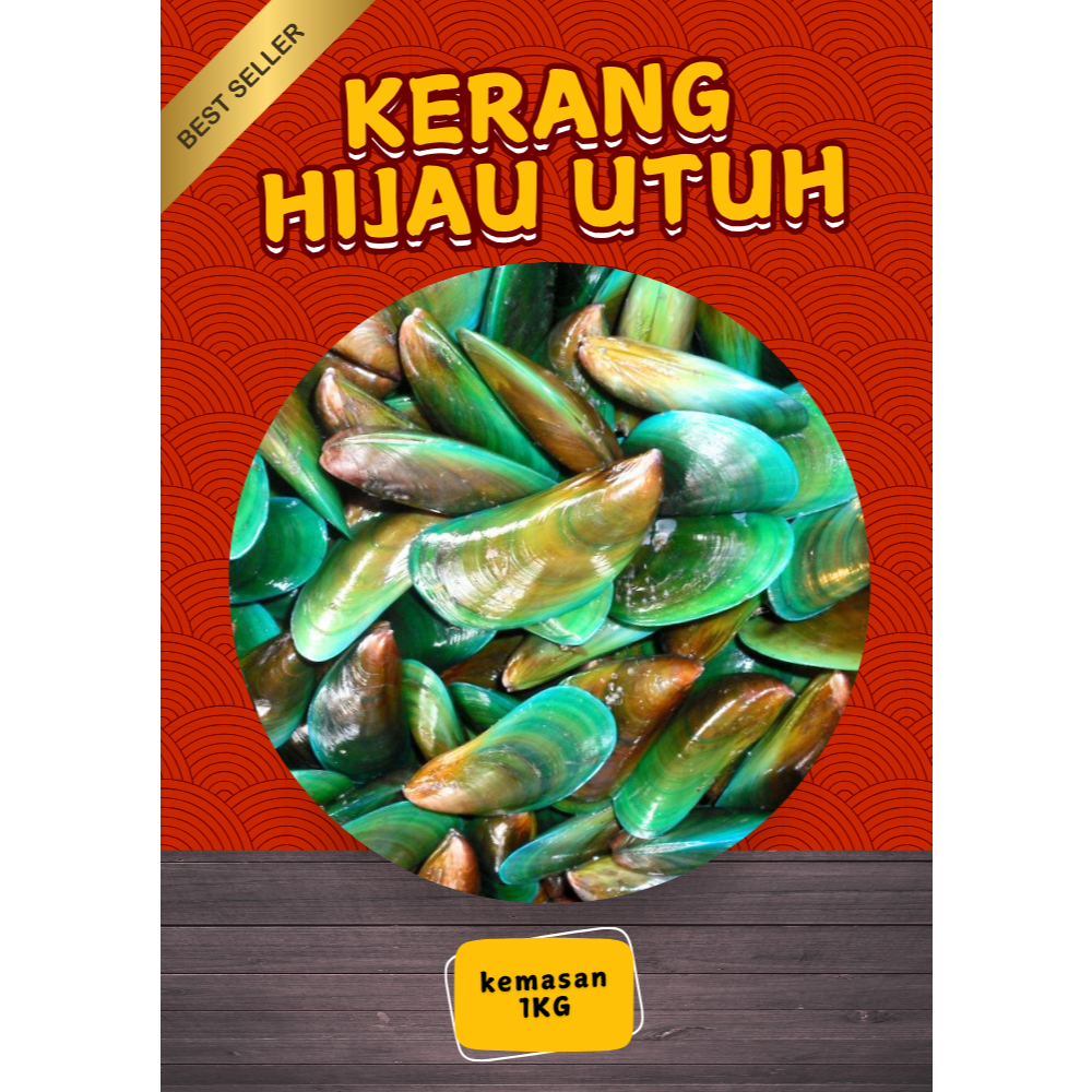 

Serbu makanan siap saji [BEST SELLER] KERANG HIJAU UTUH Frozen Fresh sudah dikemas Vacum pack