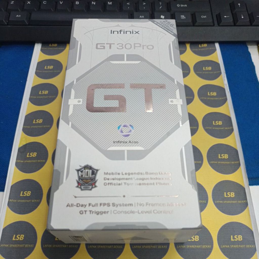 DUS BOX HANDPHONE INFINIX GT 30 PRO ASLI ORIGINAL BEKAS