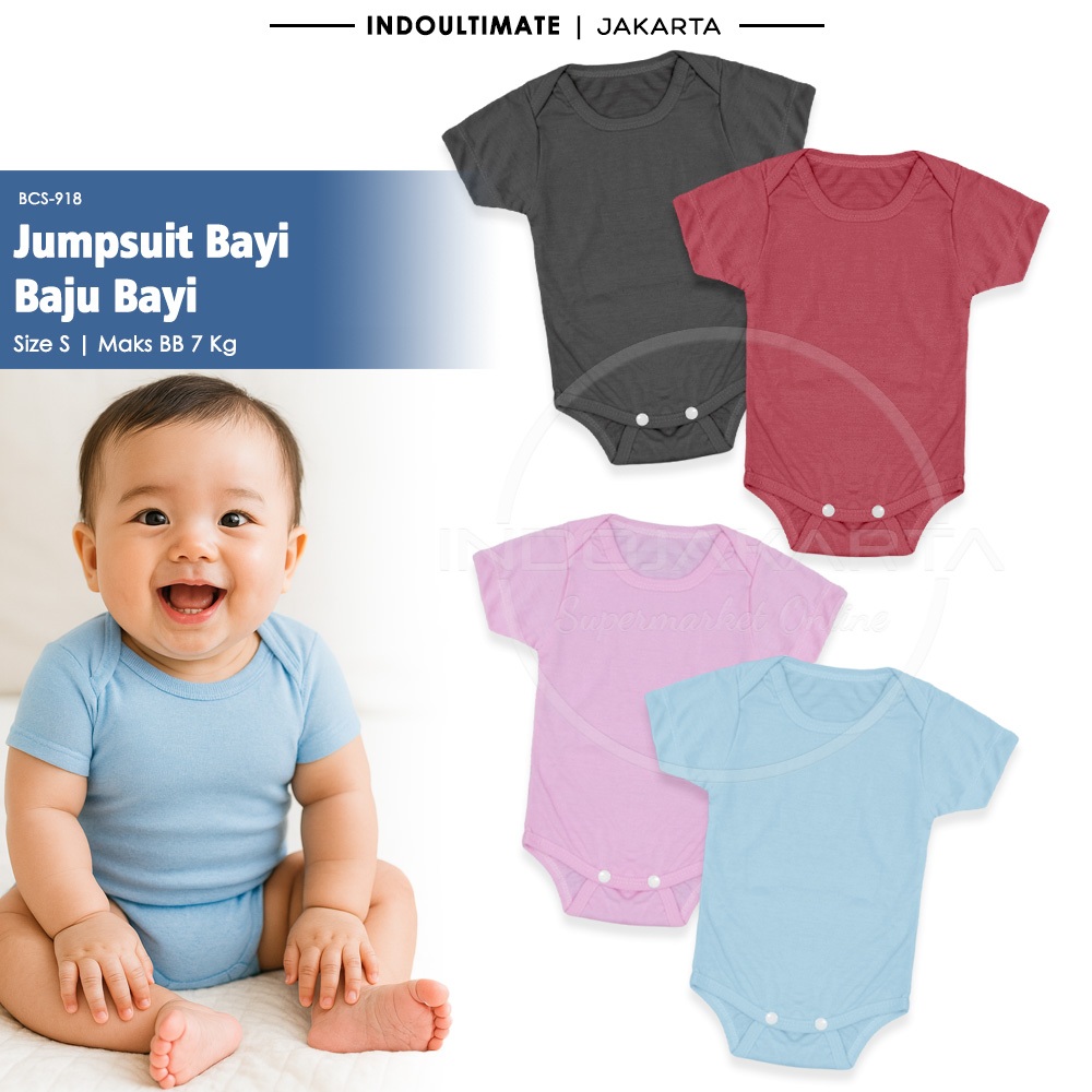 Baju Bayi Baru Lahir Jumpsuit Bayi TIPPY TOES Jumper Bayi Baju Bayi Perempuan Laki Laki BCS-918 Jump