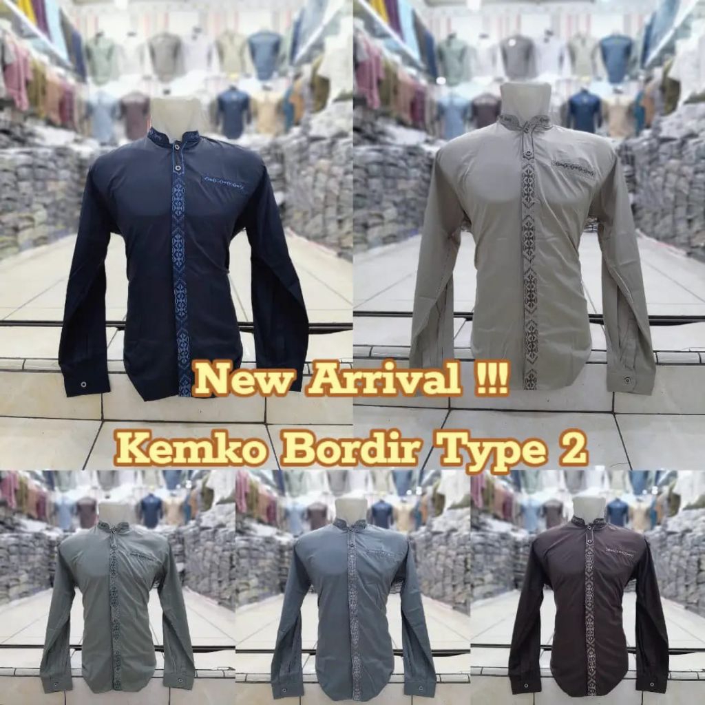 Koko Kemko Dewasa Tangan Panjang Kancing Manset