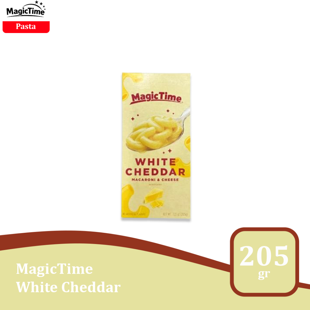 

Magic Time Mac & Cheese White Cheddar - Makanan Impor USA
