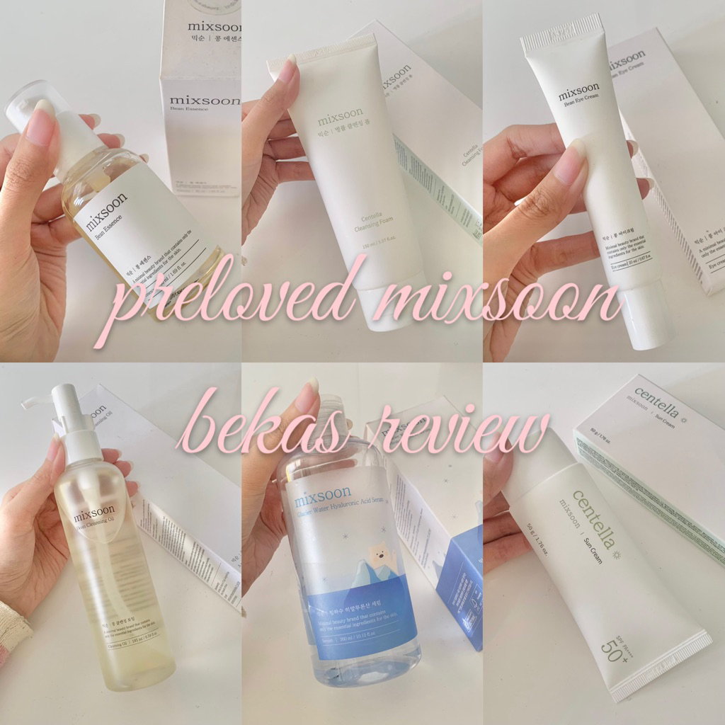 SKINCARE KOREA MIXSOON TERMURAH BEKAS REVIEW