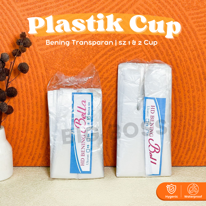 [PACK] Kantong Kresek HD Gelas Plastik 1Cup 2Cup / Kresek HD Cup / Kresek HD 10x30cm 10x40cm / Krese