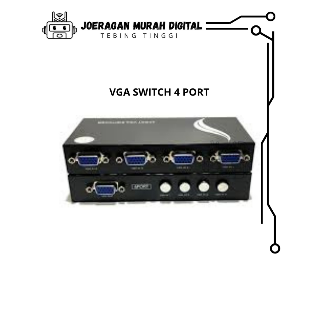 VGA Switch 4port / VGA Switcher 4 Port