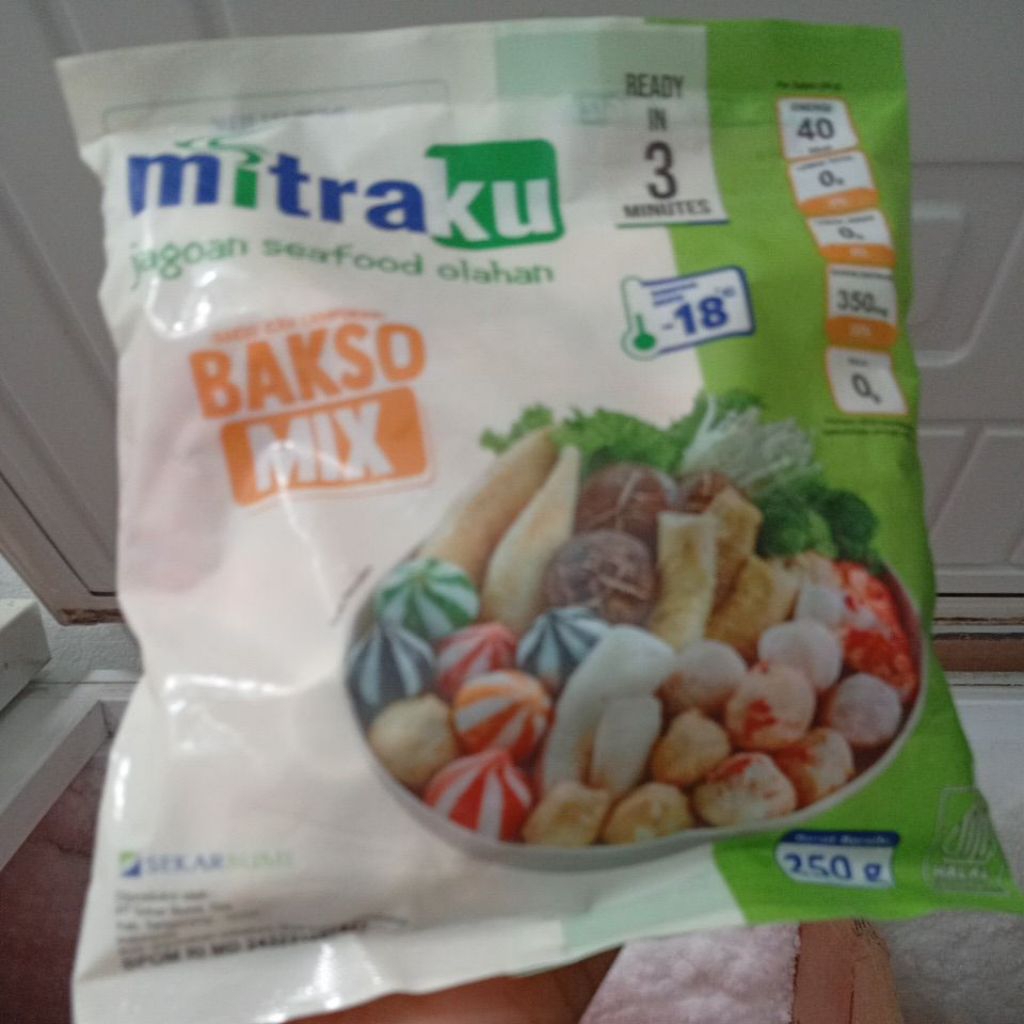 

mitraku bakso ikan mix UK 250 gr