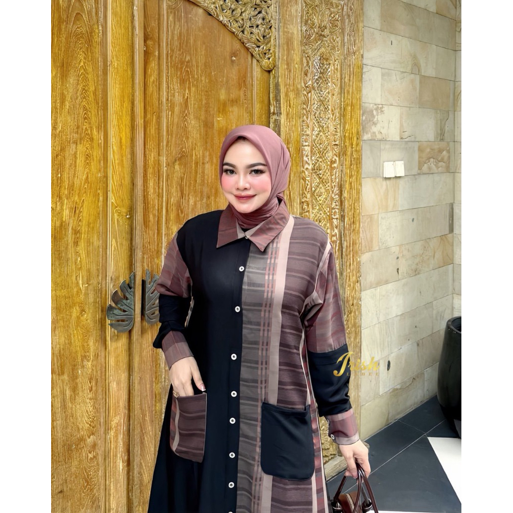 Valley Abaya Vol.7 / Abaya Dress Motif Salur / COD