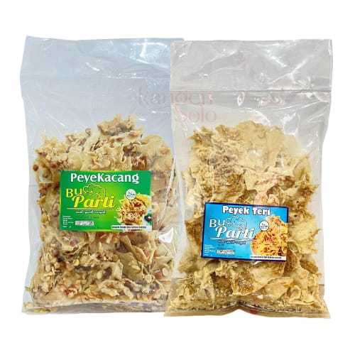 

Peyek kacang Peyek Teri Bu Parti Enak Gurih Renyah 200gr