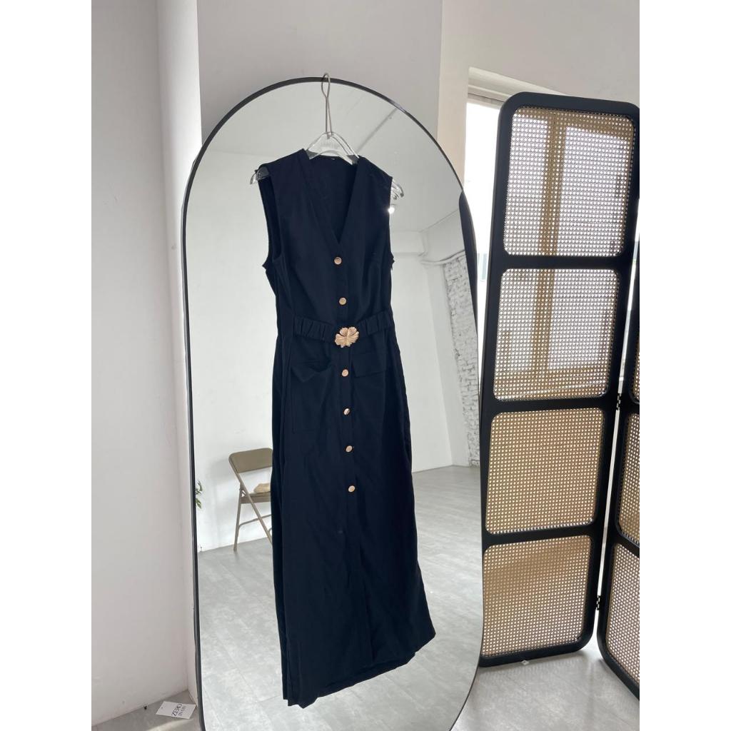 DRESS 4786 LONG DRESS CASUAL WANITA DRESS KATUN WANITA SLEEVELESS WANITA TERUSAN CASUAL