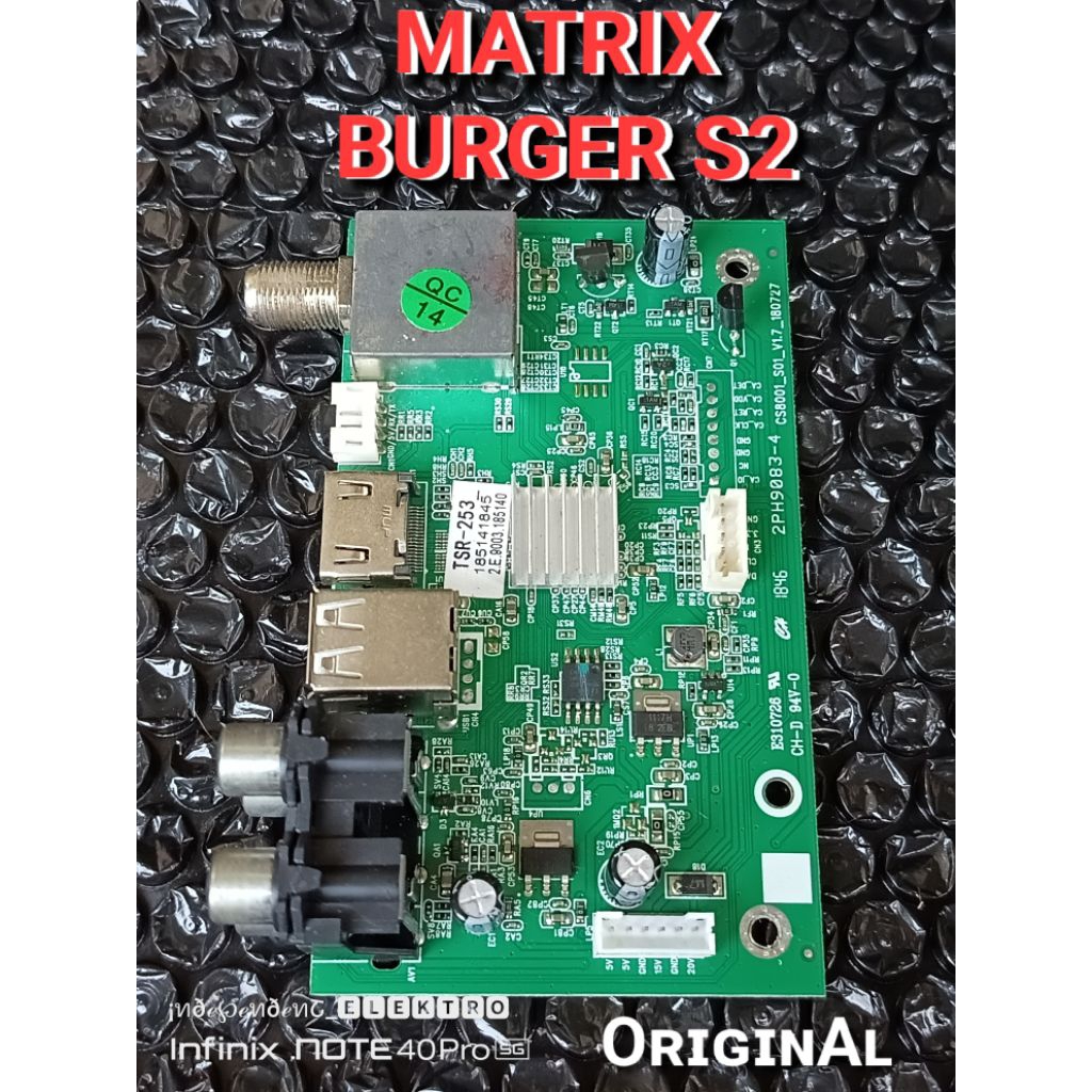 MPEG Matrix burger S2   Mesin Reciver parabola Matrix burger s2   reciver matrix burger s2