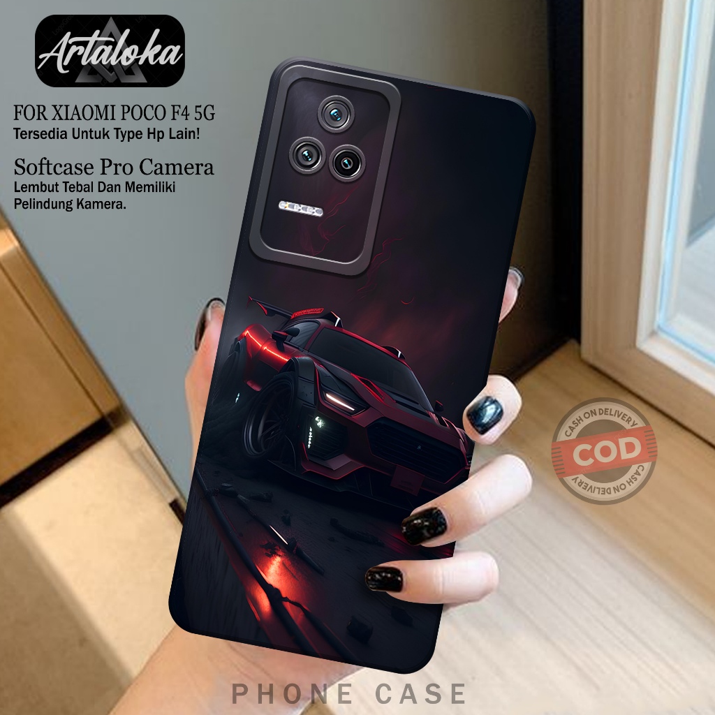 Softcase Hp Xiaomi Poco F4 5G Fashion Case Mobil Case Poco F4 5G Silikon TPU Pro Camera Casing Poco 