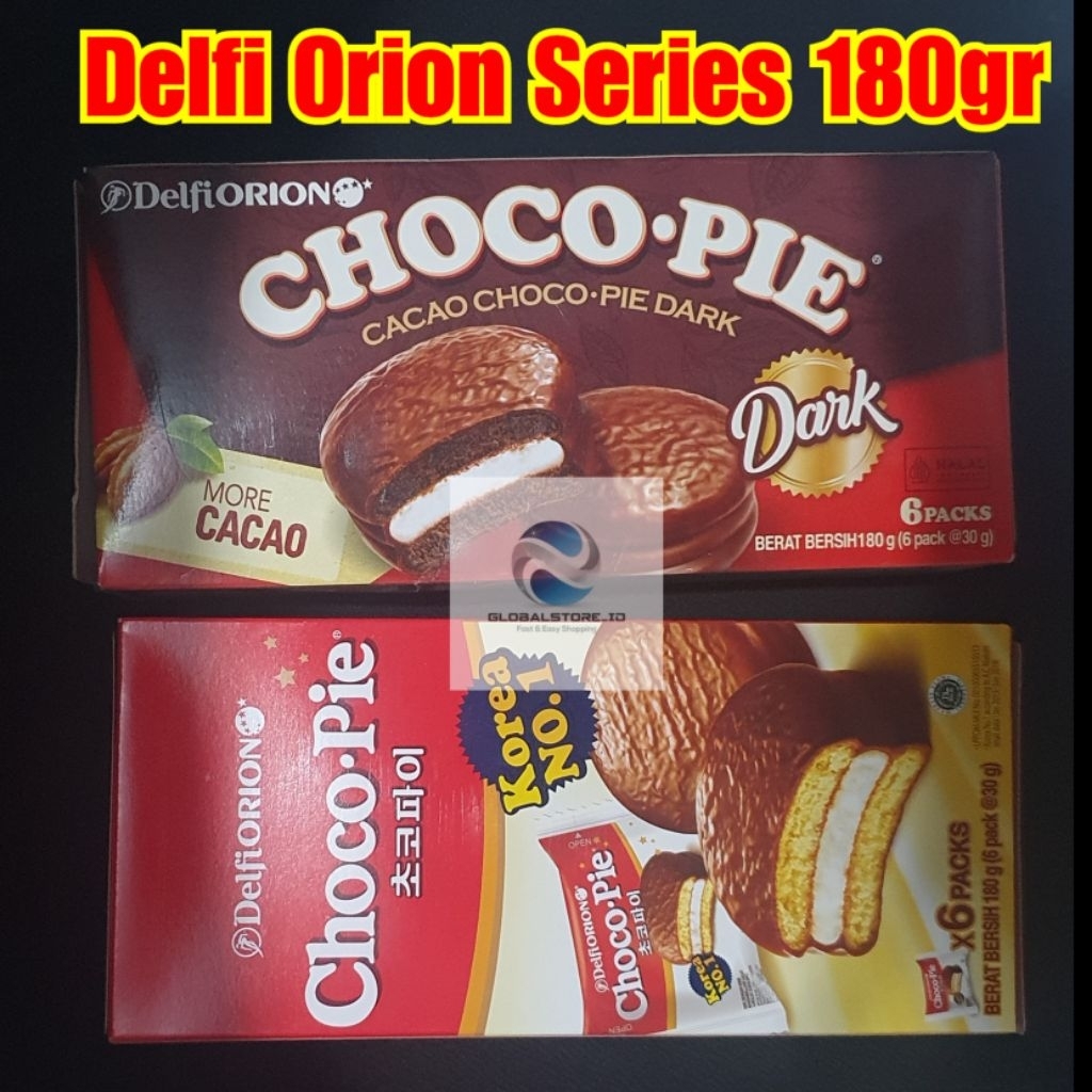 

Delfi Choco Pie Orion 6'S Dark choco / choco 180 gr