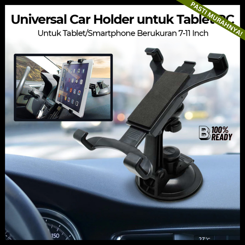 Holder Tablet  Mobil / Tablet Stand Holder / HOLDER UNTUK TABLET / IPAD / TAB UNIVERSAL