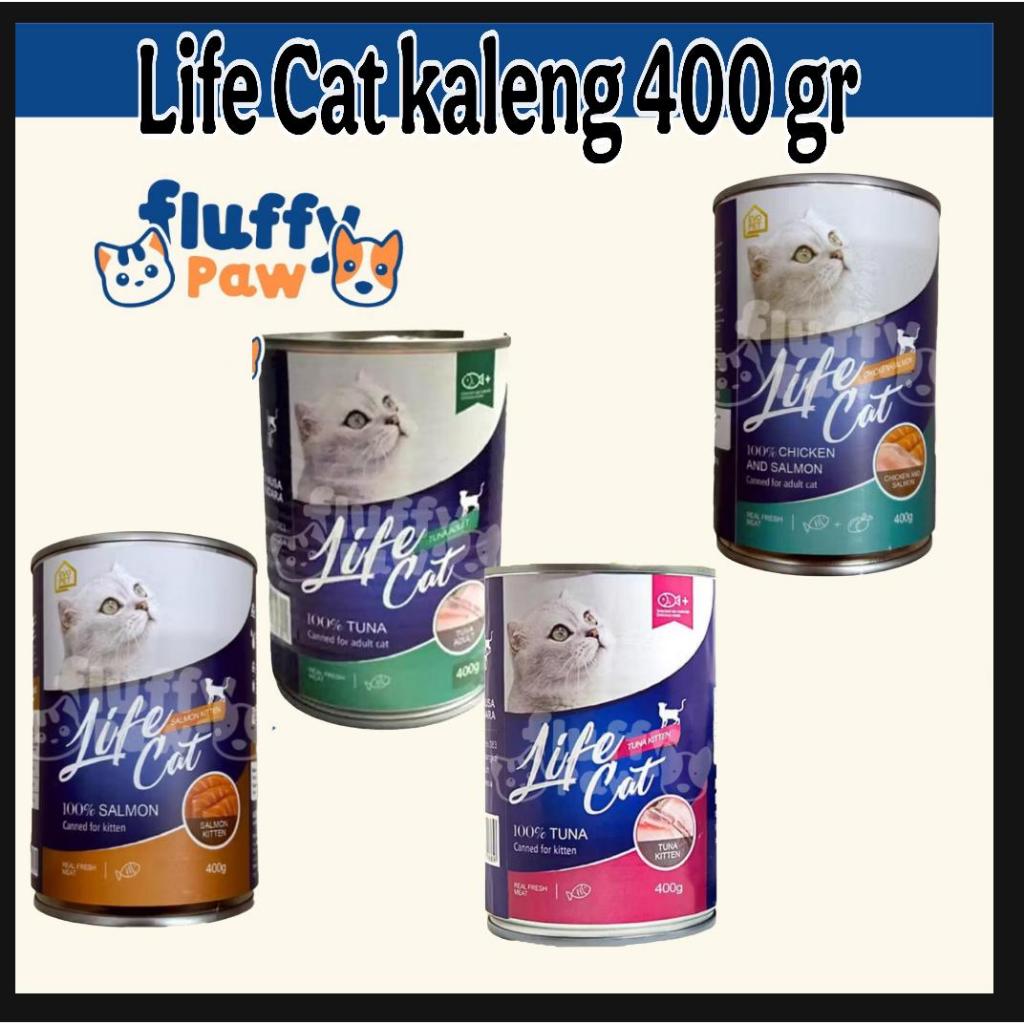 Life Cat Kaleng 400 gr | Makanan kucing Life cat 400 gr